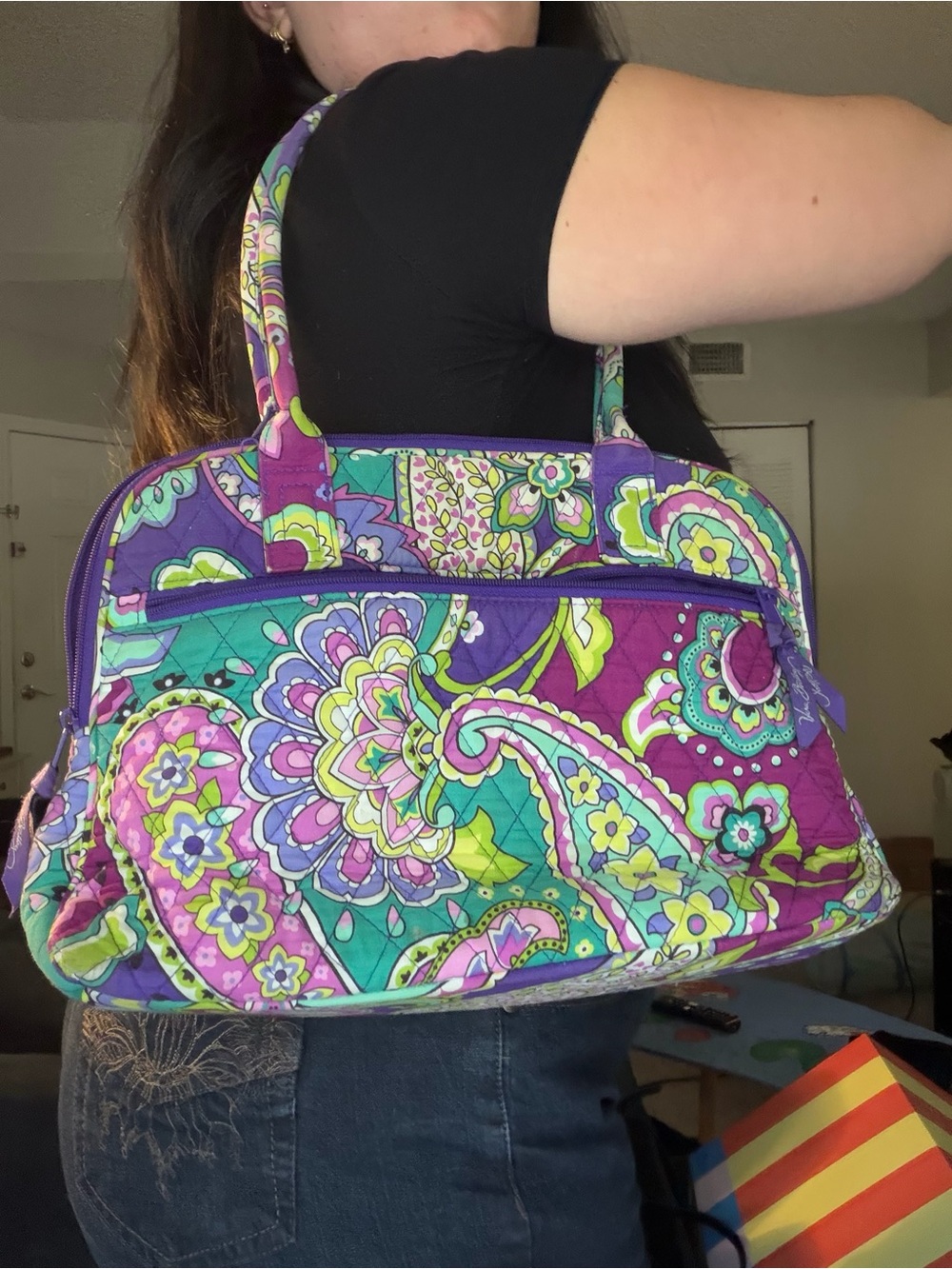 Vera Bradley Heather bowler bag